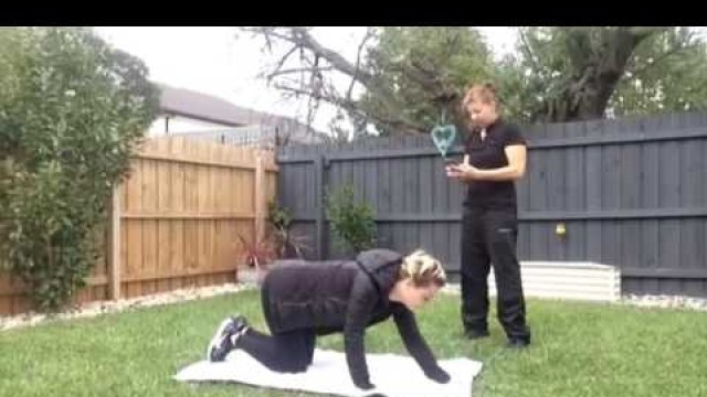 'AIPT practical assessment - fitness test & push up'