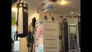 '60\" box jump BIG plyometrics'