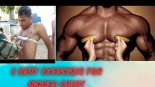 5 best exercises for bigger chest | chest workout for army chest measurement | devils Fitness