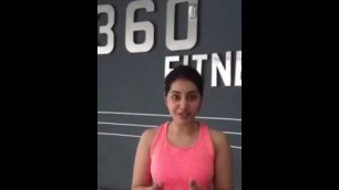 'Actress Raashi Khanna loves working out at 360 Degree Fitness!!!'