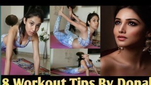 '8 Workout Tips By Actress Donal Bisht / Donal\'s Fitness Mantra / Secret of Donal\'s Fitness'