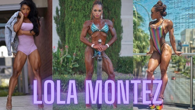 'Lola Montez Full Body Workout and Posing  | Black Female Fitness Motivation / Female Bodybuilding'