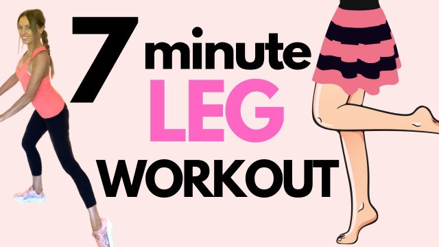 HOME WORKOUT | 7 MINUTE LEG HOME WORKOUT FOR WOMEN - SLIM YOUR THIGHS & TONE YOUR LEGS