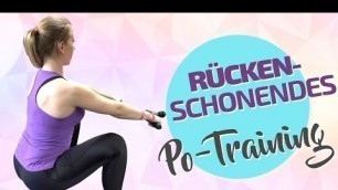 'Rückenschonendes Po-Training | 2 Übungen für euch'