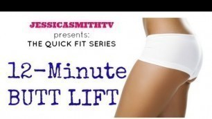 'Brazilian Butt Lift: Full Length 12-Minute Butt Lift Workout (slimming hips, thighs, glutes)'