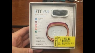 'Walmart clearance unboxing iFit Vue wireless activity monitor'