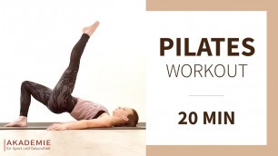 'Pilates Übungen für Rücken, Bauch, Beine und Po | Workout für Anfänger & Fortgeschrittene'