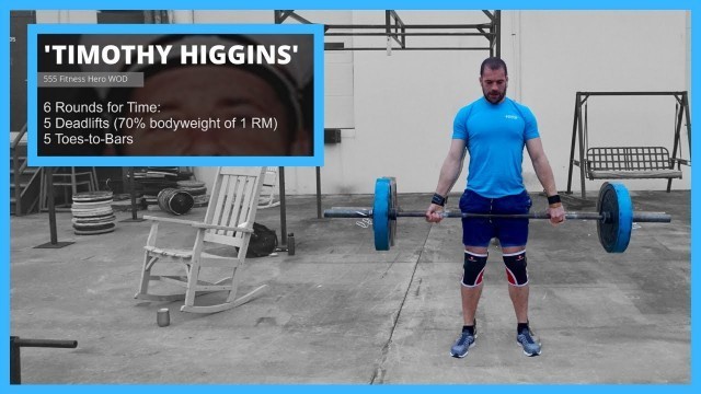'“TIMOTHY HIGGINS” Less than 10 minute Workout - 555 Hero WOD'