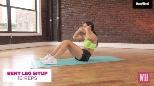 'Kayla Itsines No Equipment ABS Day Workout'