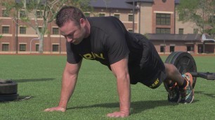 'Army Combat Fitness Test (ACFT) Event #3 Hand-Release-Push-Up'
