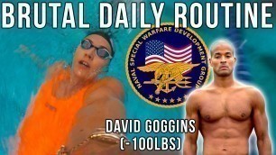 'I followed David Goggings Pre NAVY SEAL routine… *3000 CALORIE BURN*'