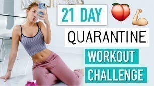 Let's get through this quarantine... AT HOME, NO EQUIPMENT WORKOUT CHALLENGE