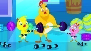 'Eena Meena Deeka | Gym Workout | Funny Cartoon Compilation | Cartoons for Children'