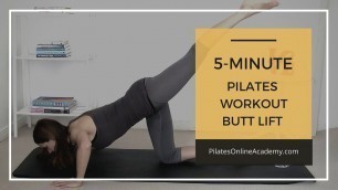 '5 Minute Butt Lift Workout'