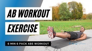 '6 minutes INTENSE ABS workout(Follow Along)'