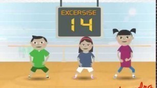 'fitness excersises flash cartoon animation production'