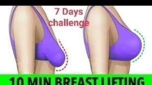 'How to increase Breast size Easy home Workout / Lift and firm your Breast in 7Days / 5 Easy exercise'