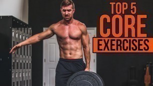 'TOP 5 Core Exercises for Men - NO Crunches or Sit Ups!'