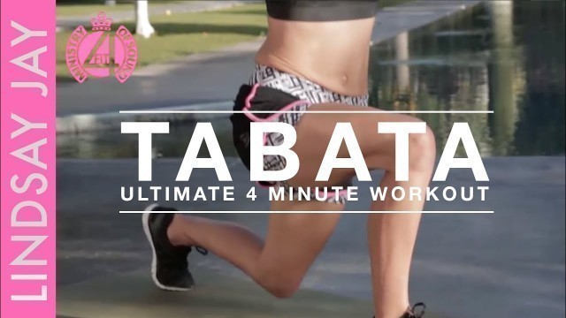 Tabata - Legs & Butt | Ultimate 4 Minute Workout