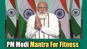 'Spend Half an Hour For Fitness Daily: PM Modi Fitness Mantra || C9 Telugu'