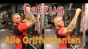 'Latzug Rückentraining | ALLE Übungen einfach und verständlich erklärt #2 | Kevin Beutler Fitness'