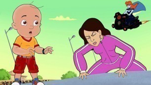 'Mighty Raju - Mom\'s Fitness Challenge | Cartoon for Kids in Hindi'