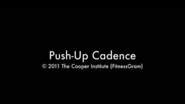 'Push Up Physical Fitness Test'