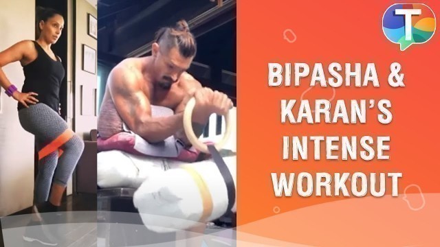 'Karan Singh Grover and Bipasha Basu\'s intense workout amid lockdown'