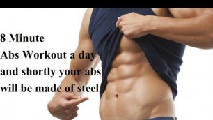 '8 Minutes Abs Workout To Build Abs Of Steel | Indian Fitness Mantra'