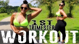 'PREGNANCY WORKOUTS 1st TRIMESTER | LOW INTENSE EXERCISES FOR WOMEN  | CHINACANDYCOUTURE FITNESS'