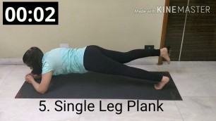 10 MINS PLANK WORKOUT | HOME FITNESS | ABS WORKOUT| FITNESS FANATIC
