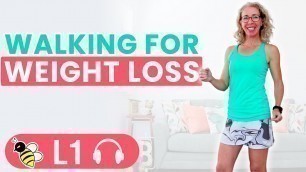 'WALKING for Weight Loss, 15 minute INDOOR WALK workout with Pahla B'