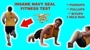 'NAVY SEAL FITNESS TEST !!!'