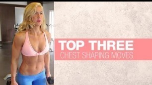 'How To Lift Breasts Naturally (Chest Workout for Women!!)'