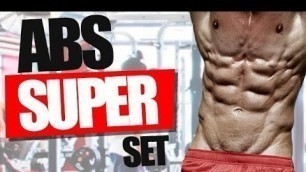 'Super-Set Ab Workout!'