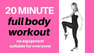 FULL BODY HOME WORKOUT FOR WEIGHT LOSS - CARDIO WORKOUT SUITABLE FOR BEGINNERS TO INTERMEDIATE