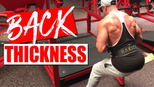 'Back Workout for THICKNESS!'