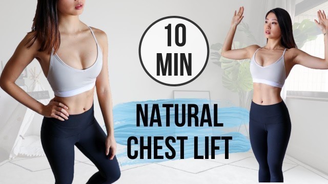 '10 min Natural Boob Lift! Firming + Shaping Chest Workout ◆ Emi ◆'