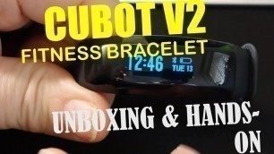 'Cubot V2 Smart Fitness Wristband - Review - Unboxing & Hands-on (Deutsch, engl. Hints)'
