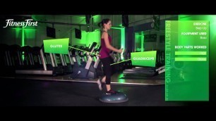 'Fitness First Freestyle exercise - Step Up - Bosu'