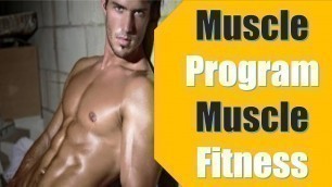 'Men Muscle Program Muscle Fitness for Men'