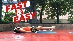 3 MINUTE VERY EASY AB WORKOUT FOR BEGINNERS AT HOME