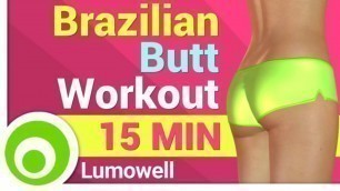 'Perfect Butt Workout - Brazilian Butt Lift Challenge'