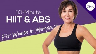 '30-Min HIIT & Abs - Fitness Programs for Women In Menopause'