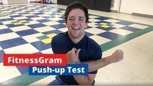 'Fitness Challenge: FitnessGram Push-up Test'