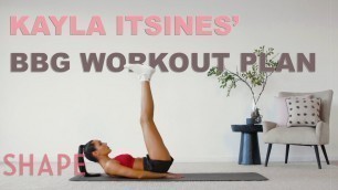 'Kayla Itsines\' At-Home BBG Weekly Workout Plan | At Home Workout | SHAPE'