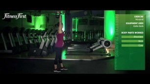 'Fitness First Freestyle exercise - Windmill - Kettlebells'