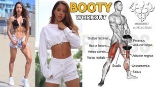 'BOOTY WORKOUT | 7 BEST EXERCISES FOR WOMEN | FEMALE FITNESS MOTIVATION'