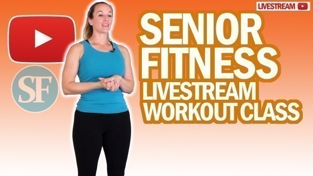 'Fall Prevention Exercises For Seniors | Posture Balance & Stretching | Livestream Workout Class'