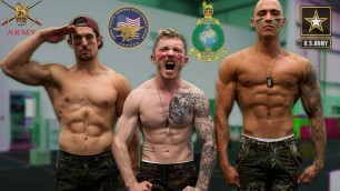 'Gymnasts try \'Military Fitness Test\' {Record Scores}'